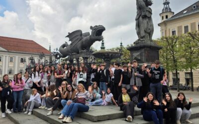 Hribarovi šestaši na terenskoj nastavi u Klagenfurtu